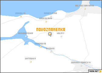 map of Novoznamenka