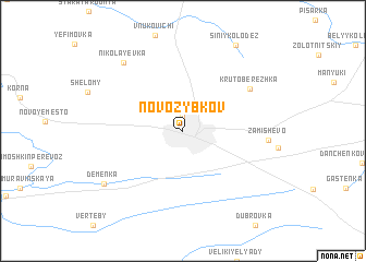 map of Novozybkov