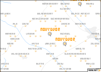 map of Nový Dvor