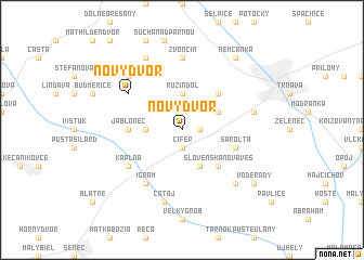 map of Nový Dvor