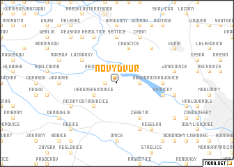 map of Nový Dvŭr