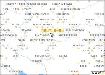 map of Nový Luhov