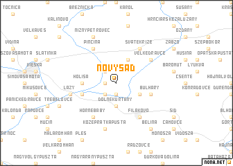 map of Nový Sad
