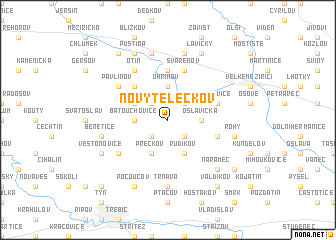 map of Nový Telečkov