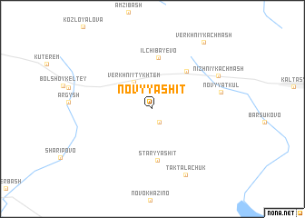 map of Novyy Ashit