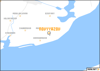 map of Novyy Azov