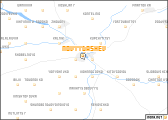 map of Novyy Dashev