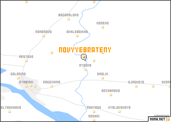 map of Novyye Brateny