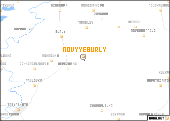 map of Novyye Burly