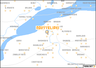 map of Novyye Lipki