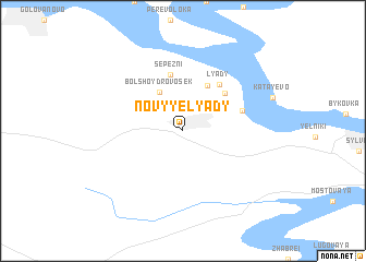 map of Novyye Lyady