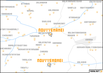 map of Novyye Mamei