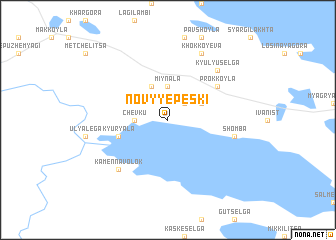map of Novyye Peski