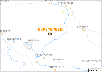 map of Novyye Peski