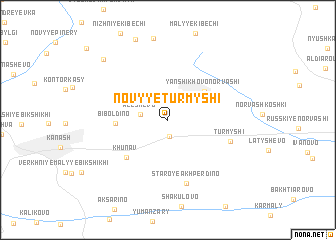 map of Novyye Turmyshi
