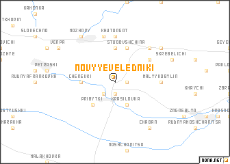 map of Novyye Veledniki