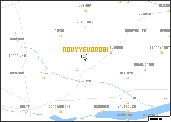 map of Novyye Vorobʼi