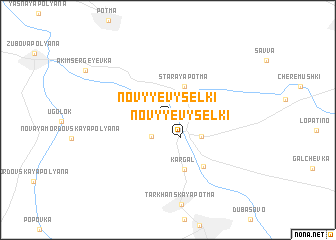 map of Novyye Vyselki