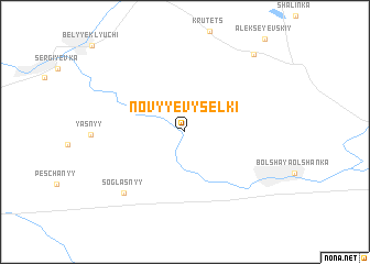 map of Novyye Vyselki