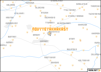 map of Novyye Yakhakasy