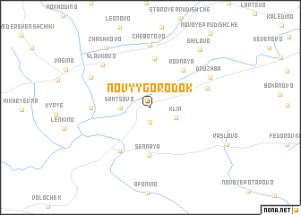 map of Novyy Gorodok