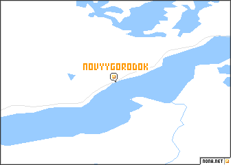 map of Novyy Gorodok