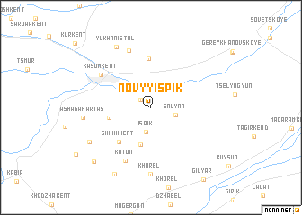 map of Novyy Ispik