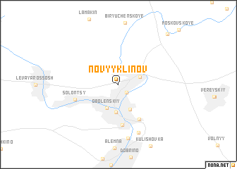 map of Novyy Klinov