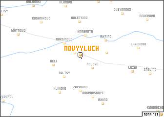map of Novyy Luch