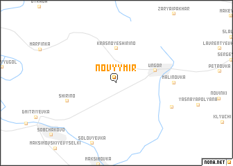 map of Novyy Mir