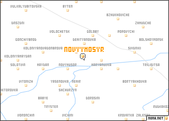 map of Novyy Mosyr