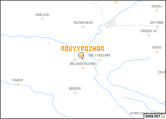 map of Novyy Rozhan