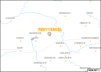 map of Novyy Sokol