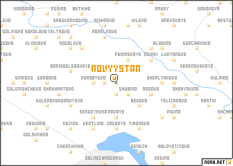 map of Novyy Stan