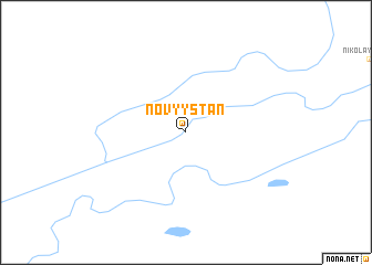 map of Novyy Stan