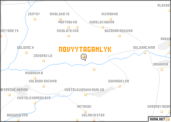 map of Novyy Tagamlyk