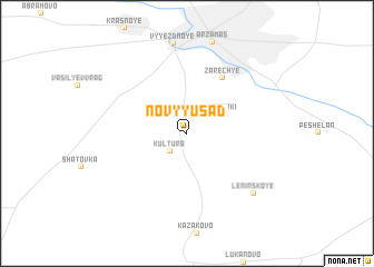 map of Novyy Usad