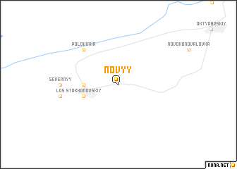 map of Novyy