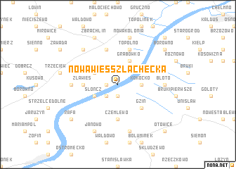 map of Nowawieś Szlachecka