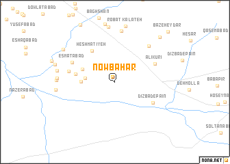 map of Nowbāhār