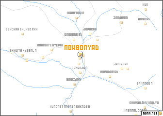 map of Nowbonyād