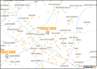 map of Now Chāh