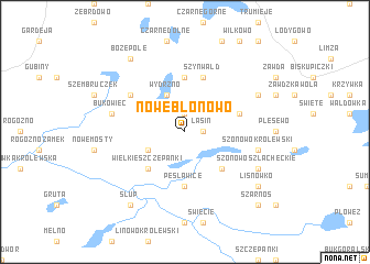 map of Nowe Błonowo