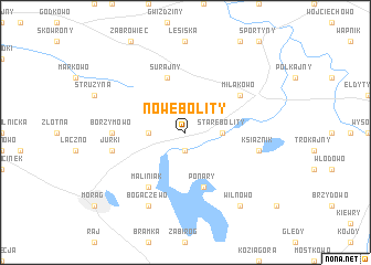 map of Nowe Bolity