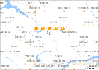 map of Nowe Krąplewice