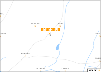 map of Nowgānwa