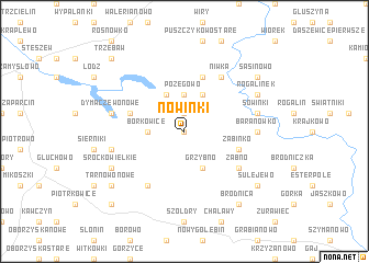 map of Nowinki