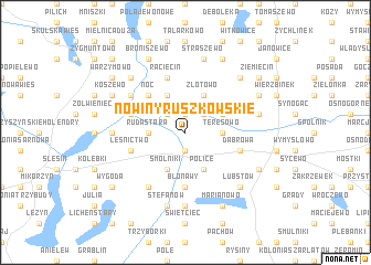 map of Nowiny Ruszkowskie