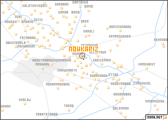 map of Now Kārīz