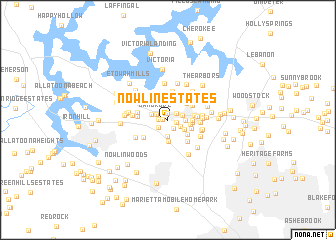 map of Nowlin Estates